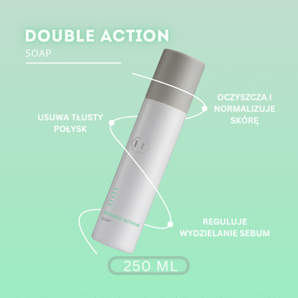 mydło do skóry tłustej hl holy land Double Action Soap