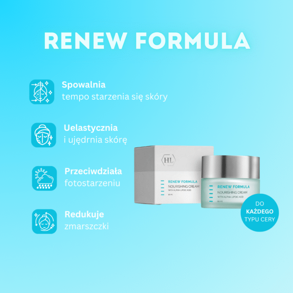 antyoksydacyjny krem na noc hl holy land renew formula nourishing cream