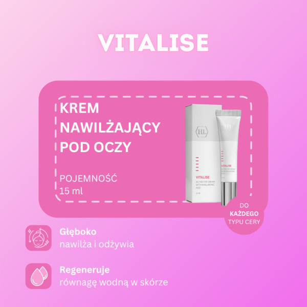 krem pod oczy z kwasem hialuronowym vitalise active eye cream